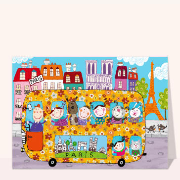 Bus parisien avec les copains