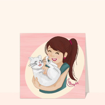 Chatouilles sur un chaton