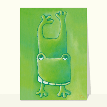 La grenouille acrobate