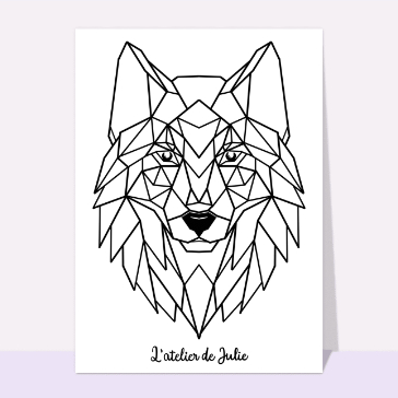 Coloriage de loup