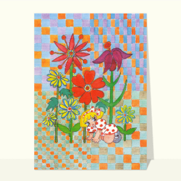 Ceuillette de fleurs