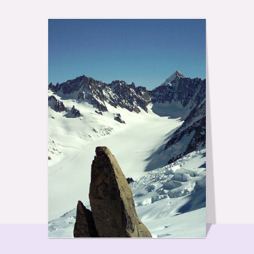 Rocher dans la montagne