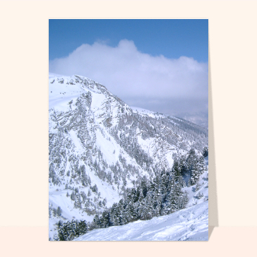 Montagne enneigee