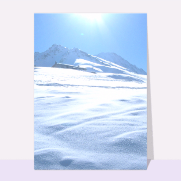 Paysages et nature : Neige sous le soleil