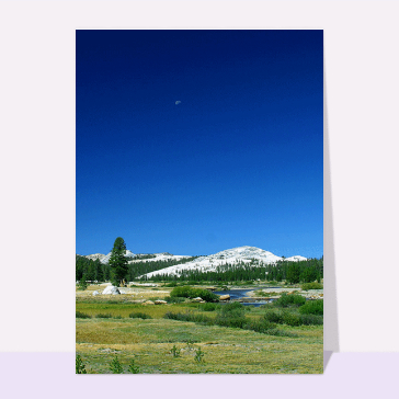 Pres Tuolumne et lune