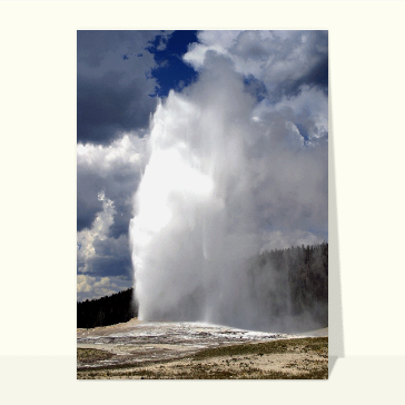 Geysers Old Faithful USA