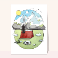 cartes de paysages pour votre texte