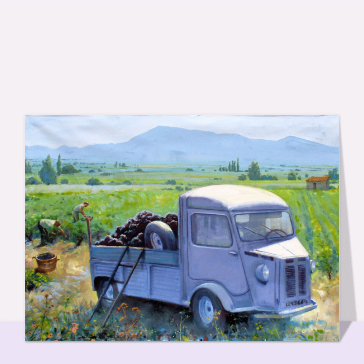 Carte Vendanges dans les Corbières
