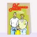 Cartes vacances en famille pour votre texte