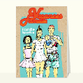 Cartes vacances en famille pour votre texte