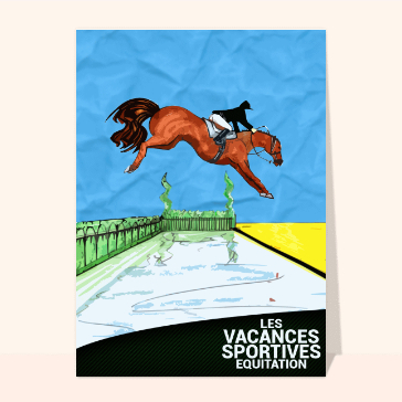 Carte vacances sportives : Vacances sportives équitation