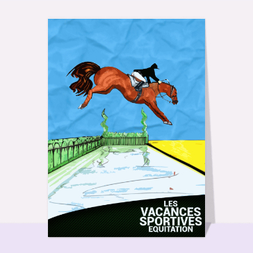 Vacances sportives équitation