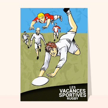 Carte vacances sportives : Vacances sportives rugby