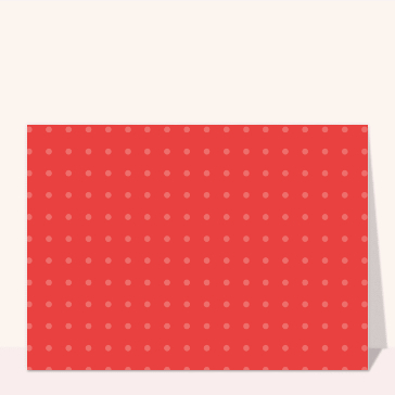 Carte postale personnalisée d'été : Carte postale et petits points rouges