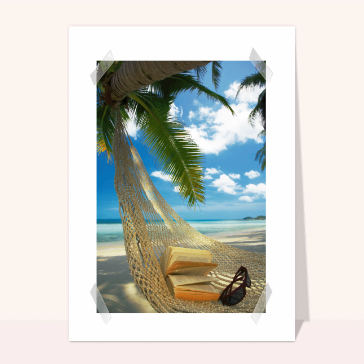 carte de vacances : Vos vacances à la plage