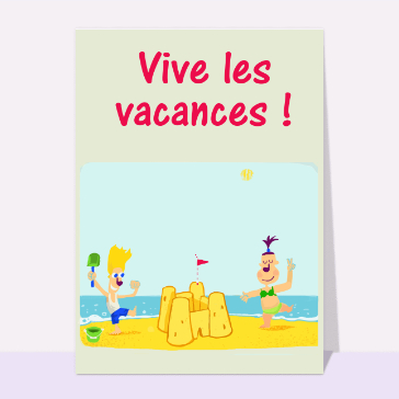 Vive les vacances à la plage!