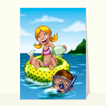 La baignade en vacances