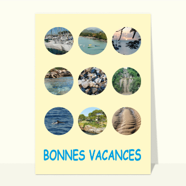 Bulles de vacances à la mer