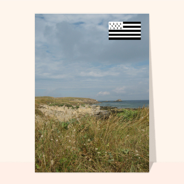 Chemin cotier en bretagne