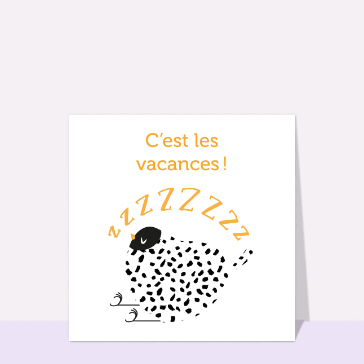 Vacances et grasse matinée
