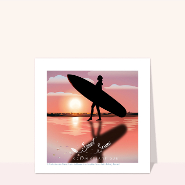 Carte Derniers rayons du soleil