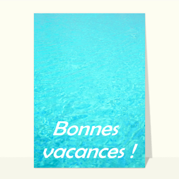 Piscine bonnes vacances