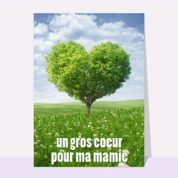 Un gros coeur pour ma mamie