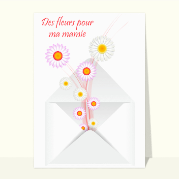 Envoi de fleurs pour mamie