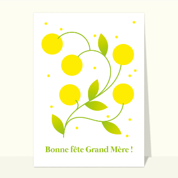 Fleurs de soleil pour mamie