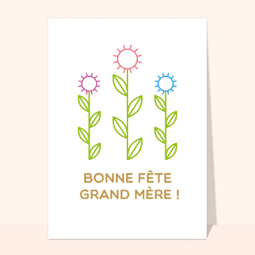 Les trois fleurs de mamie