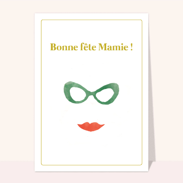 Les lunettes et le rouge à lèvre