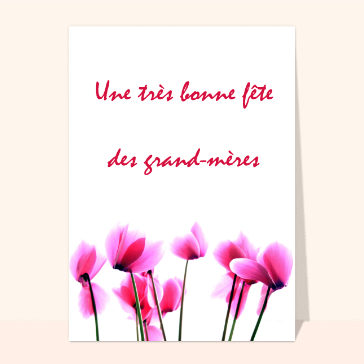 Tres bonne fete des grand meres