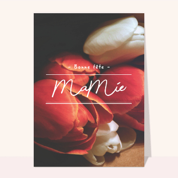 Tulipes Bonne fête mamie