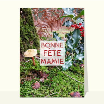 Bonne fête mamie dans la forêt