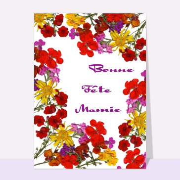 Fleurs 1 Bonne fête Mamie
