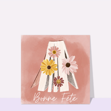 Bonne fête livre ouvert
