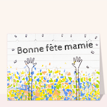 Bonne fête mamie festive