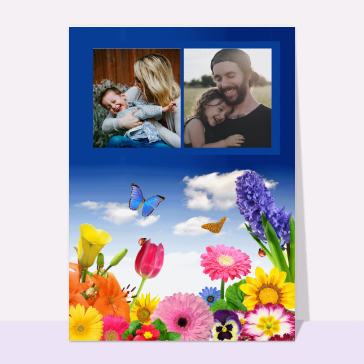 Des papillons sur les fleurs