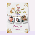 Cartes personnalisées fête des mamies pour votre texte