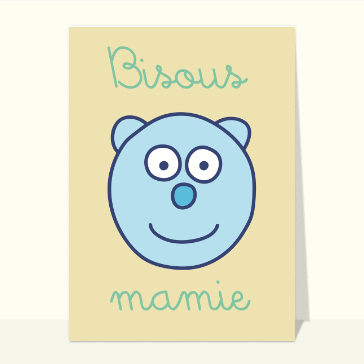 Bisous mamie et nounours