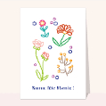 Cartes fête des grand-mères pour enfants pour votre texte