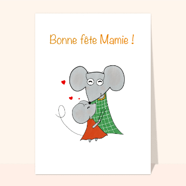 Bonne fête mamie petite souris