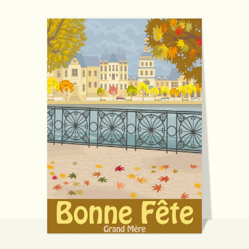 Une ville en automne