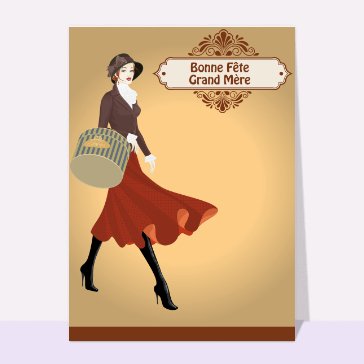 Jeune femme rétro qui marche