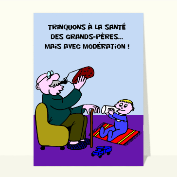 Fête de papy : A la santé des grands-pères