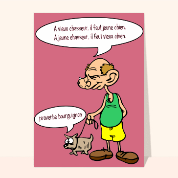 Le proverbe du grand-père bourguignon