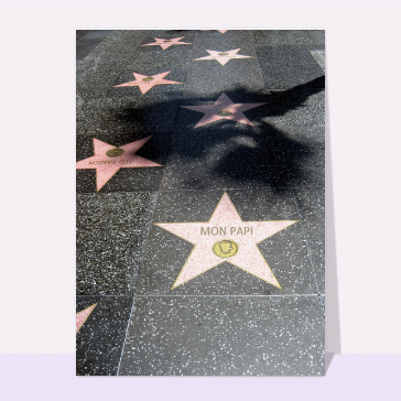 Mon papi sur Hollywood Boulevard
