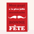 Cartes fête des Grands-pères humour pour votre texte