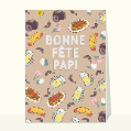 Cartes fête des Grands-pères humour pour votre texte