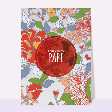 carte de fête des grands-pères : Pour mon papi